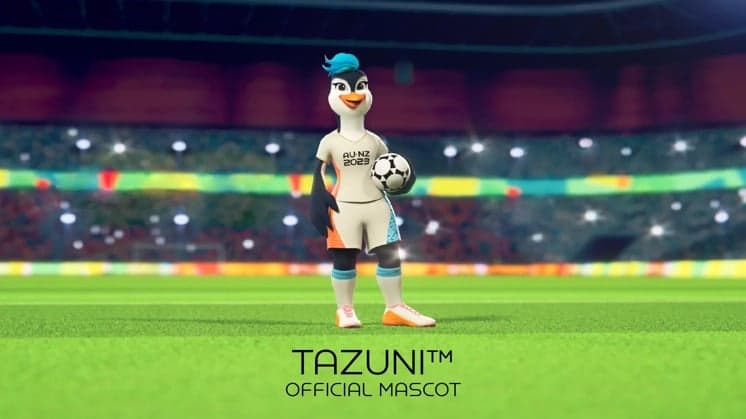 Tazuni - mascote Copa do Mundo feminina