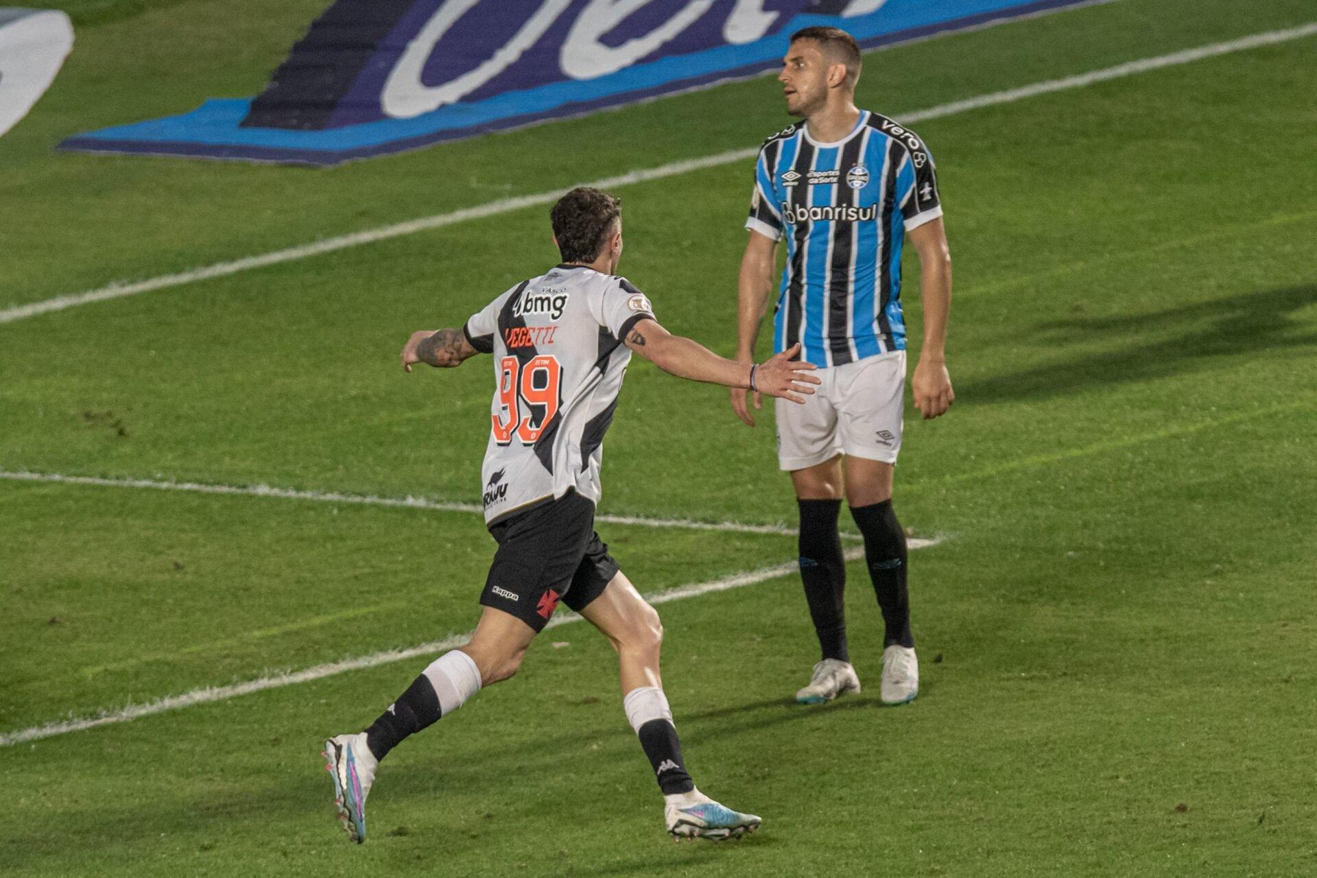 partida entre Vasco e Grêmio