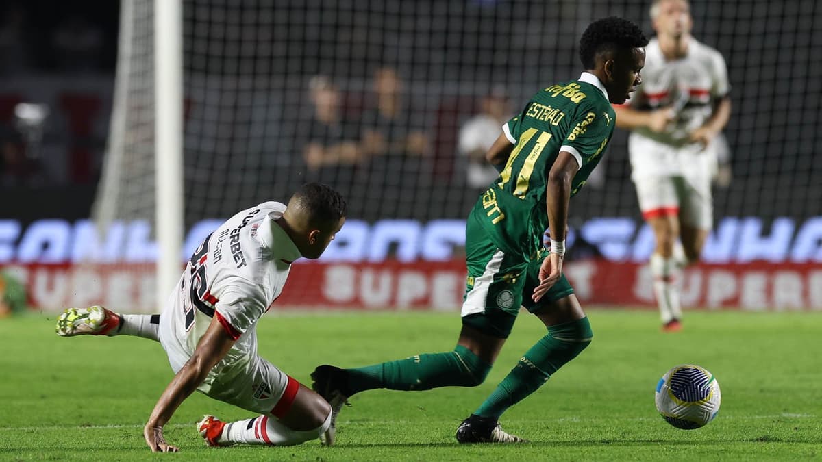 Estêvão - Palmeiras x São Paulo, Abel Ferreira