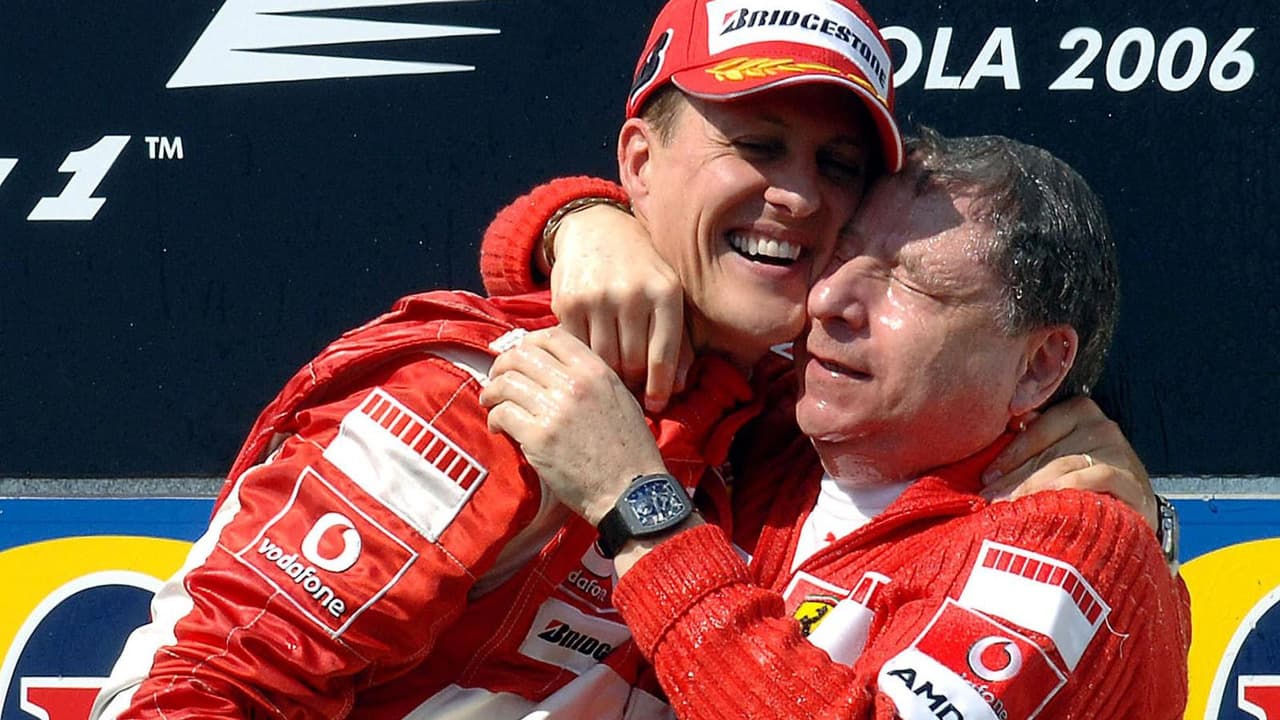 Schumacher e Jean Todt - San Marino Grand Prix