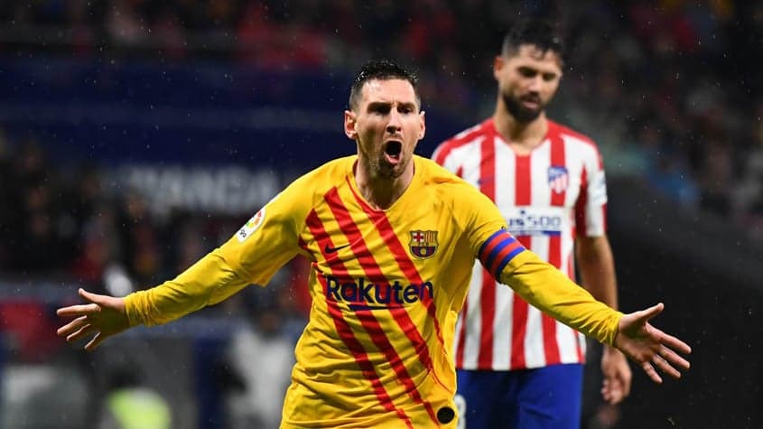 Atlético de Madrid x Barcelona - Messi