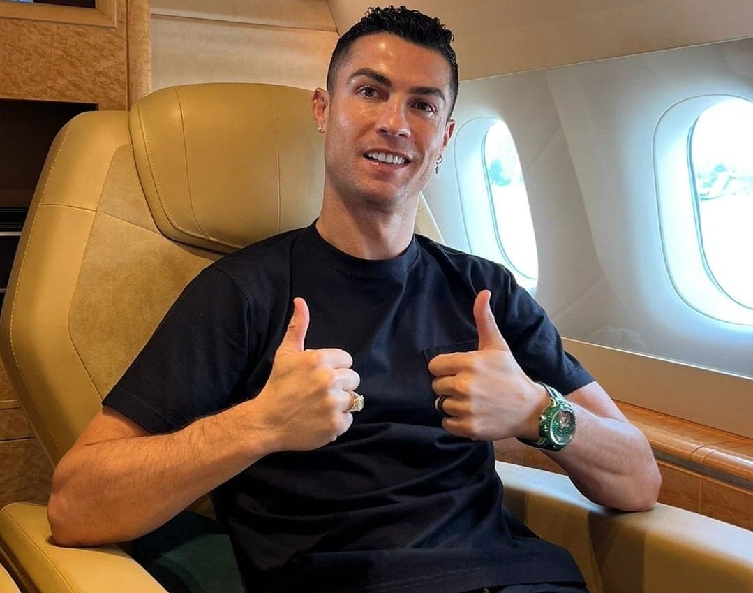 Cristiano Ronaldo com relógio