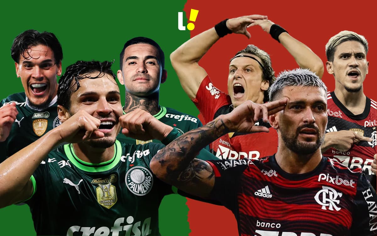 Arte - Palmeiras x Flamengo