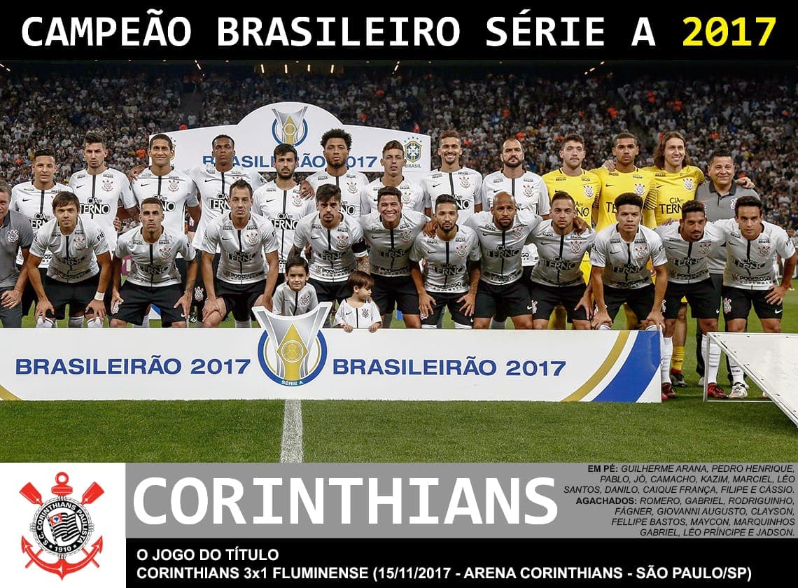Quantas vezes o Corinthians foi campeão brasileiro? Quando foi a última ...