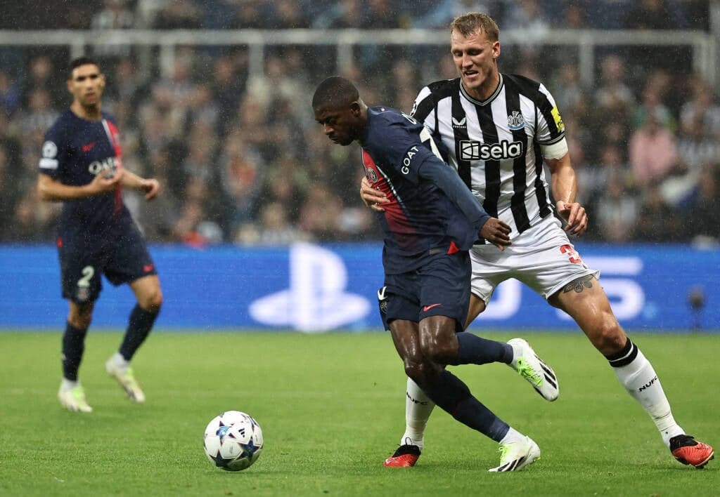 Newcastle x PSG - Mbappé