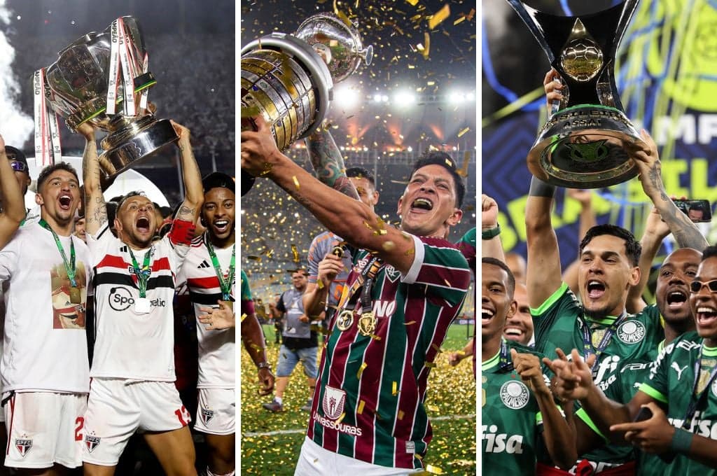 São Paulo, Fluminense e Palmeiras - Brasileirão x Copa do Brasil x Libertadores