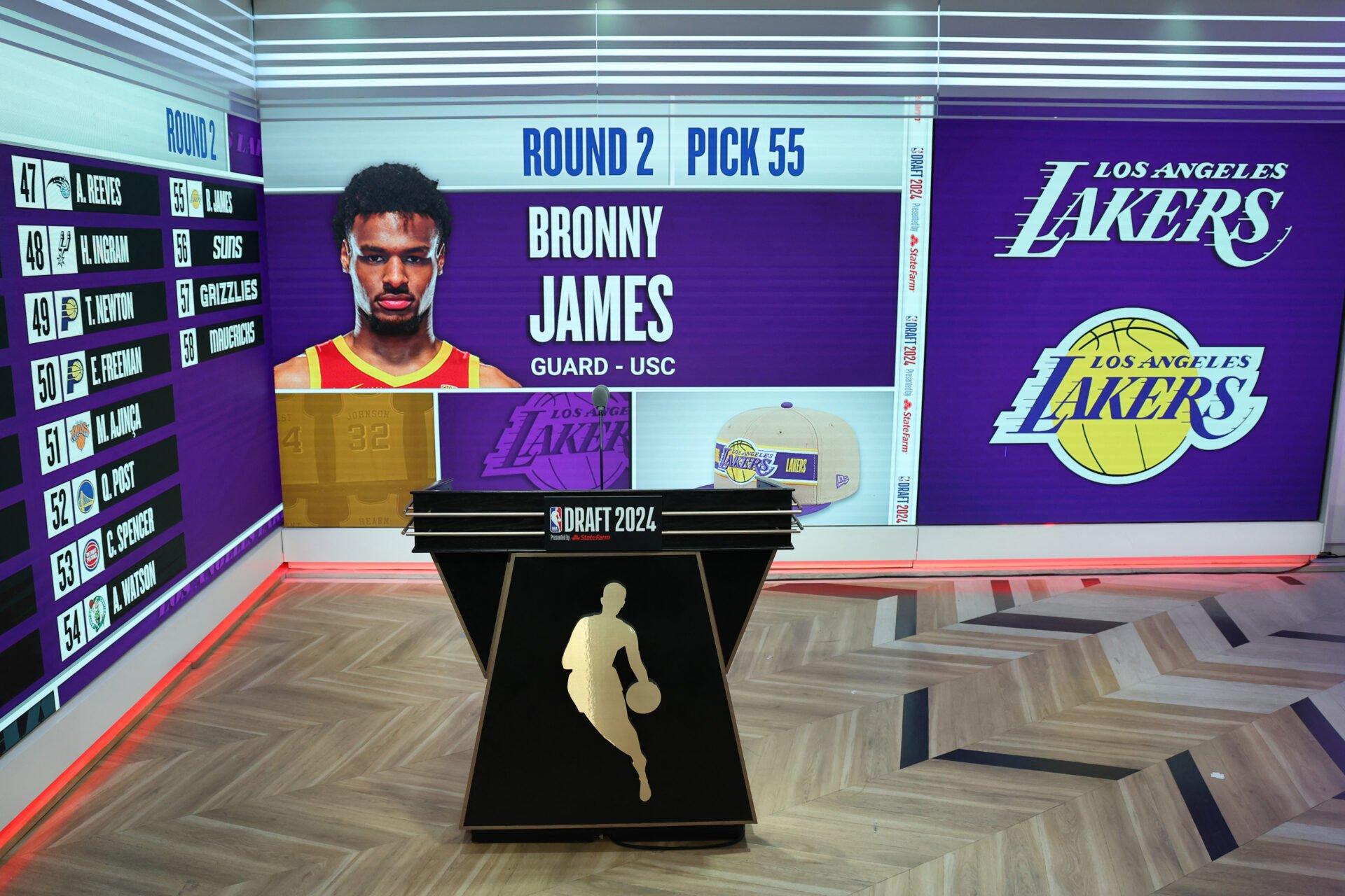 Bronny James - Los Angeles Lakers