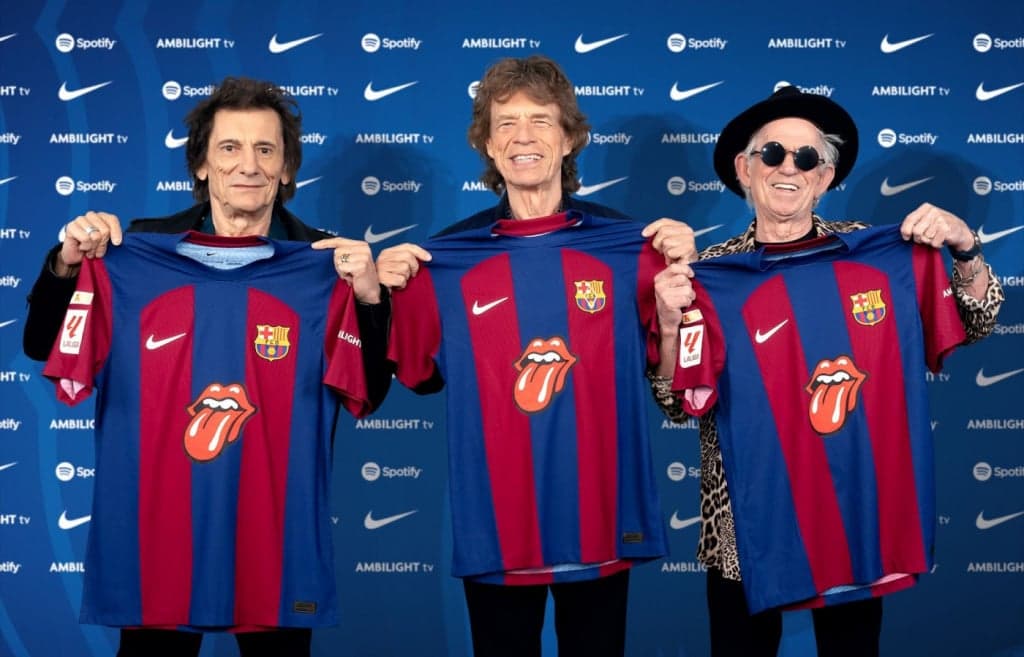 Rolling Stones camisa Barcelona