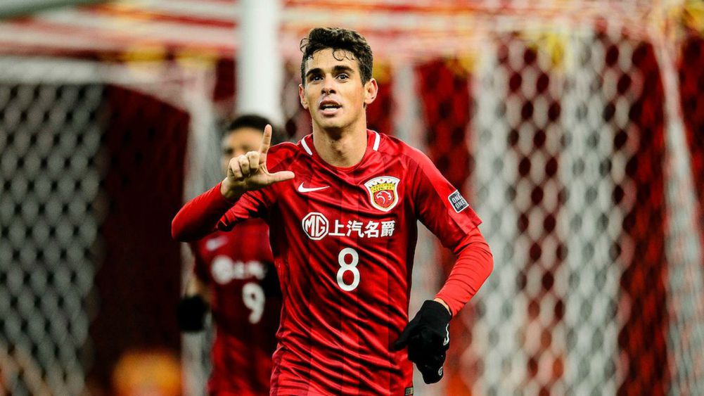 Oscar é o jogador mais valioso do Campeonato Chinês