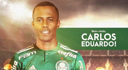 Novo reforço, Carlos Eduardo visita Academia e exalta grandeza do clube –  Palmeiras