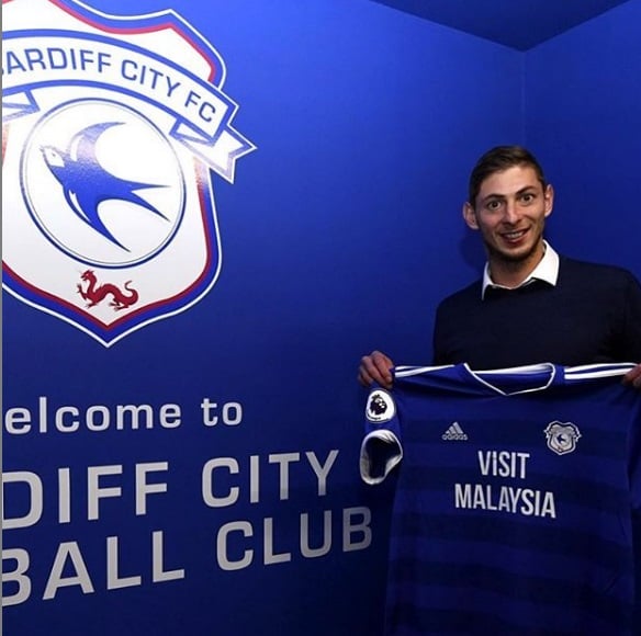 Jogador argentino Emiliano Sala está em avião desaparecido na França