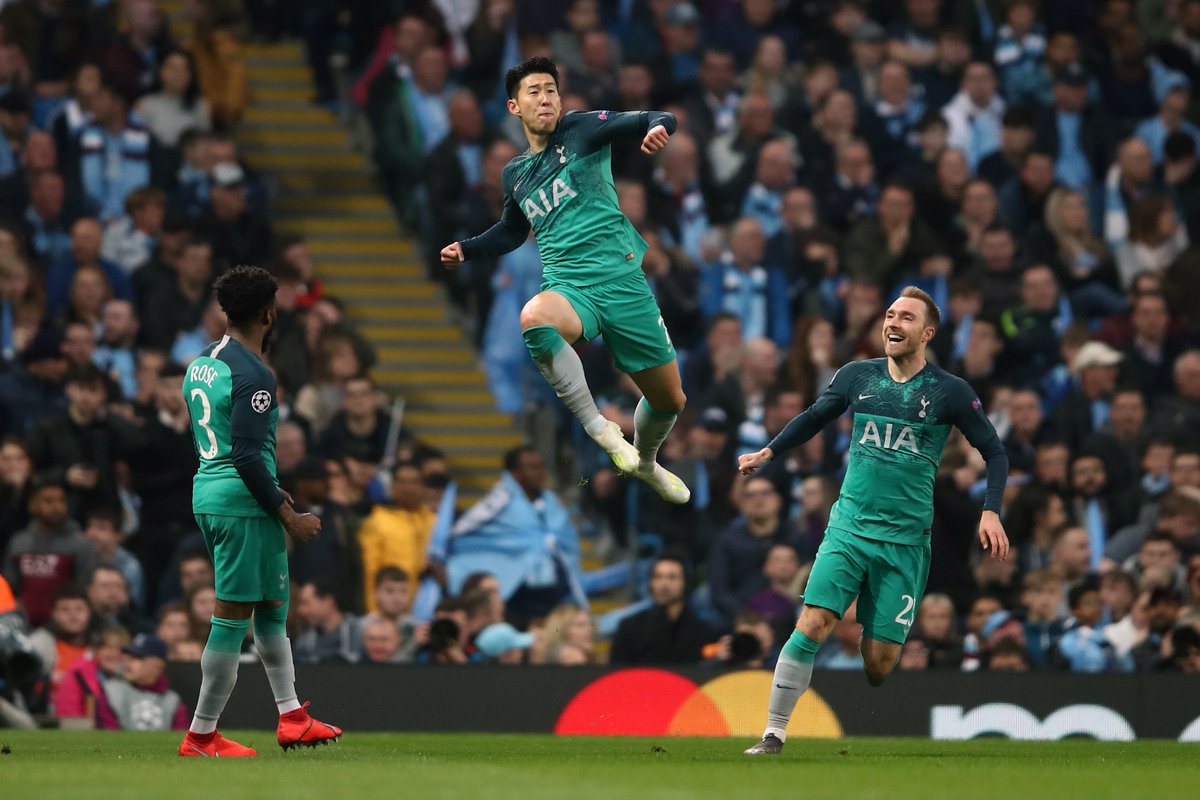 Em jogaço de seis gols, Tottenham reage no fim e arranca empate com City 