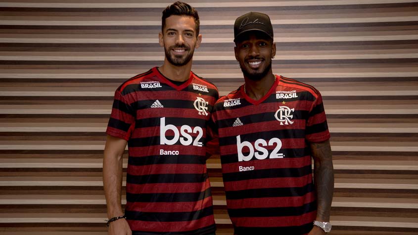 Novo reforços do Flamengo, Gerson e Pablo Marí fazem primeiro