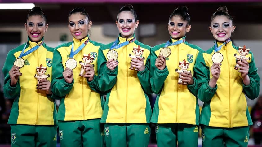 Brasil fica em quarto lugar na final dos cinco arcos no Mundial de Ginástica  Rítmica