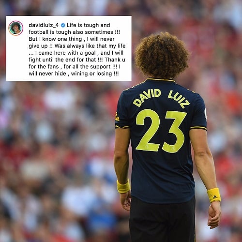 David Luiz assume culpa por derrota e diz que pretende ficar no