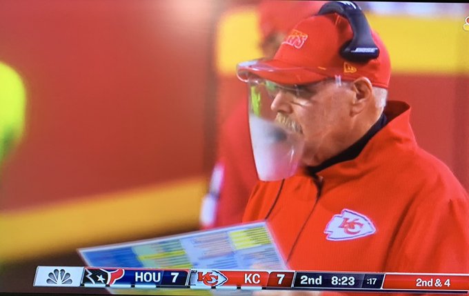 Andy Reid Face Mask