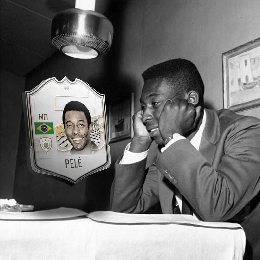 Pelé tem a melhor carta do FIFA 23