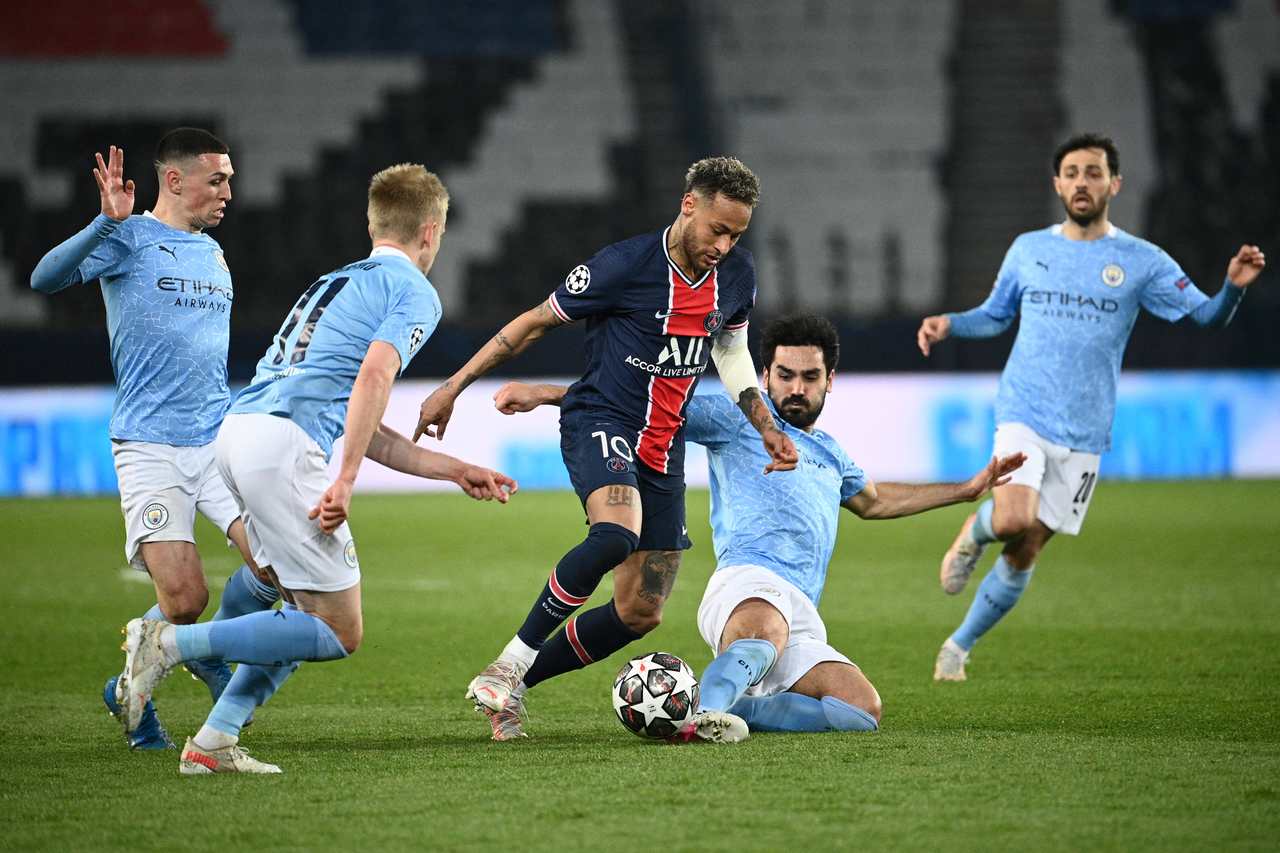 Manchester City x PSG na Champions League: onde assistir à transmissão