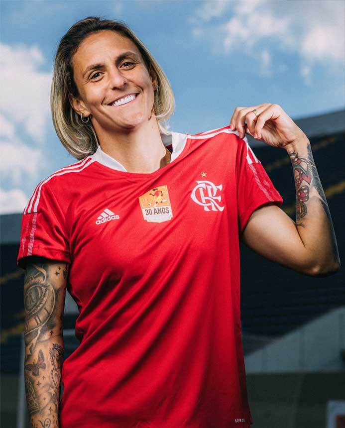 Camisa Internacional 30 Anos da Copa Adidas Feminina