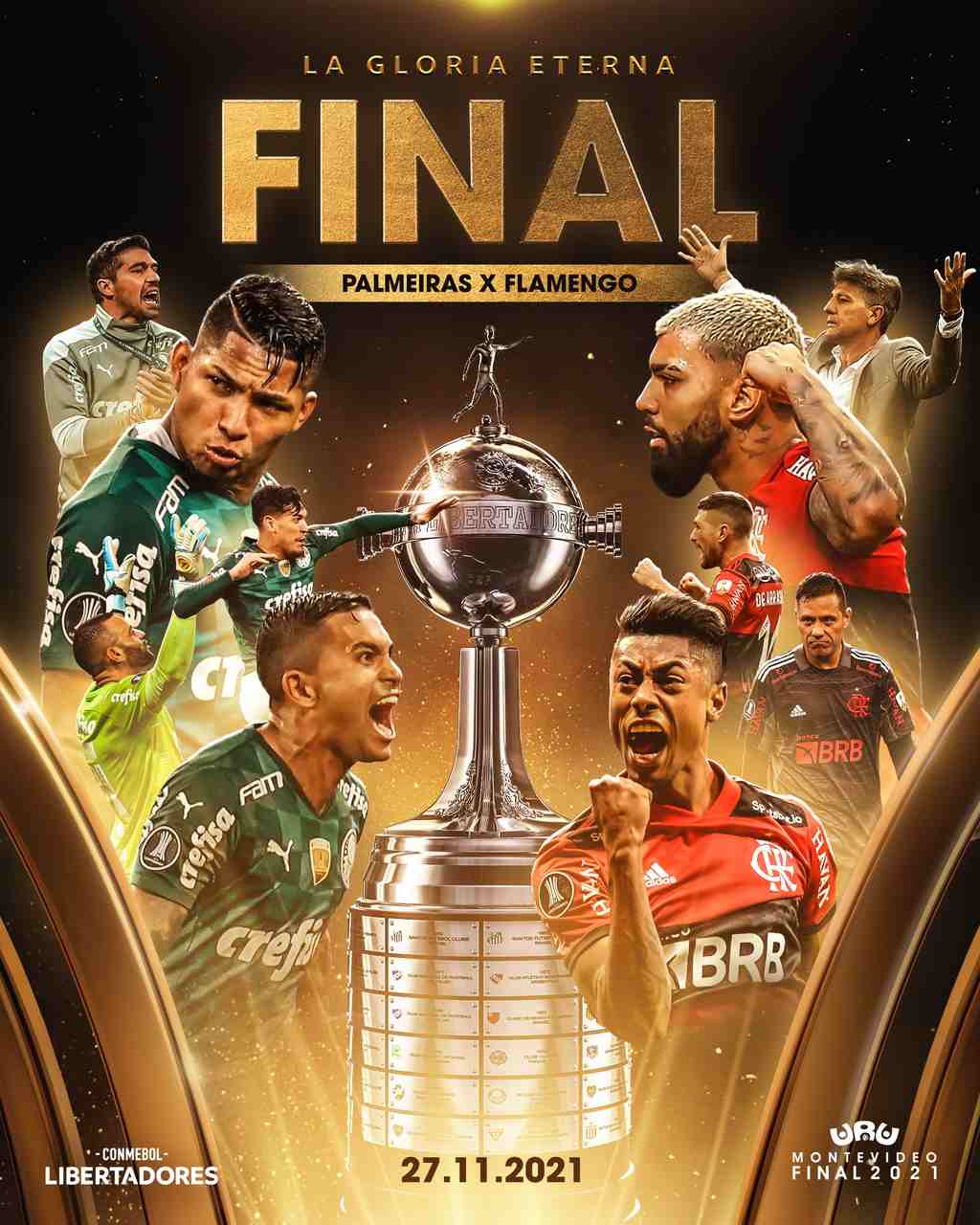 Final da Libertadores: como assistir Palmeiras x Flamengo online  gratuitamente - TV História