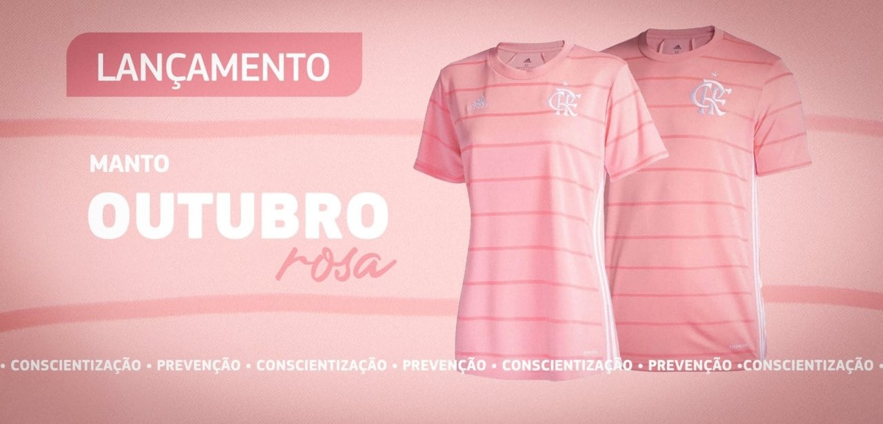 Camisa do Flamengo Rosa em Oferta