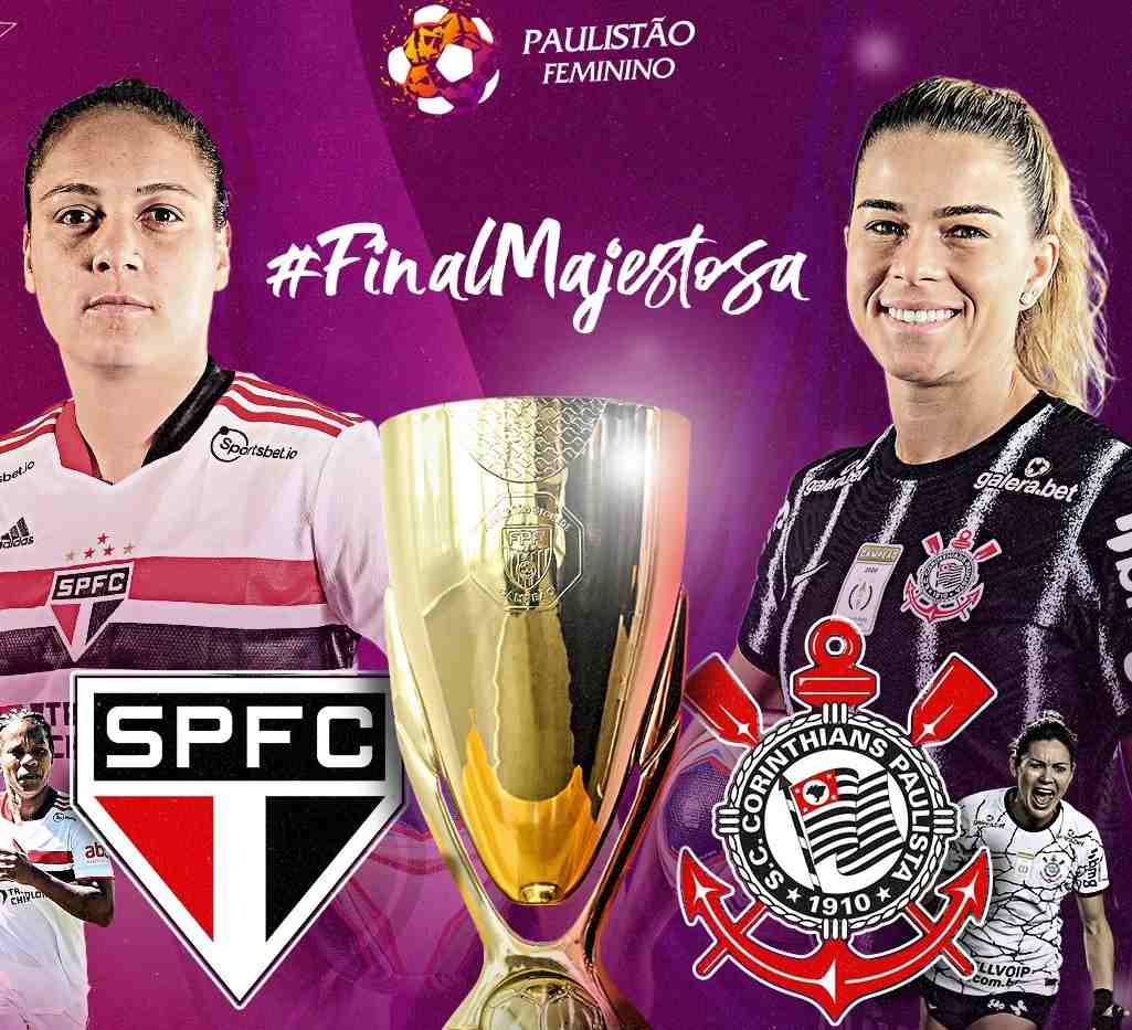 Corinthians x São Paulo (feminino), AO VIVO, com a Voz do Esporte, às 9h30