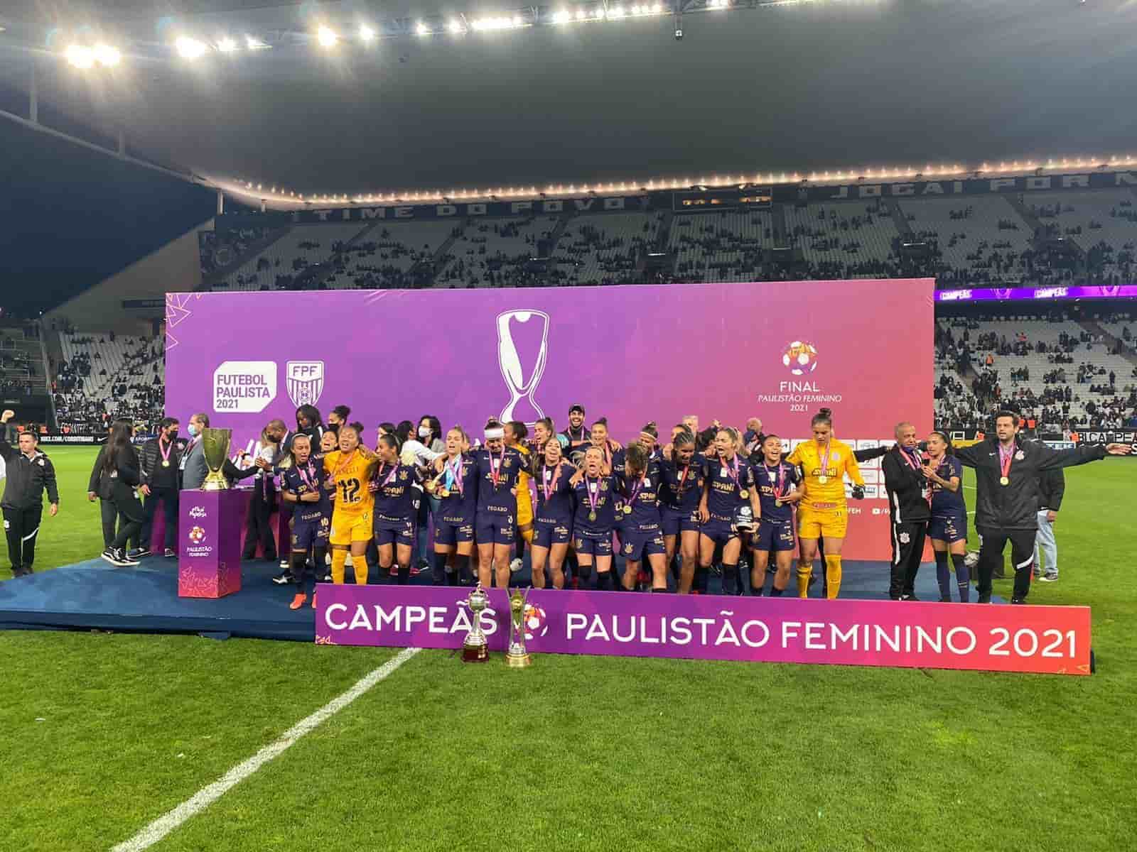 Final Inter x Corinthians tem público histórico no futebol feminino