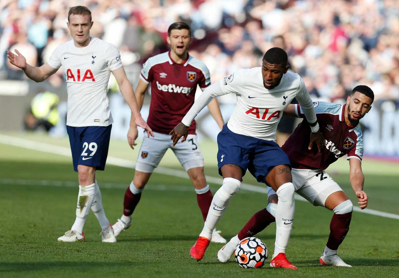 West Ham e Tottenham ficam no empate no Inglês