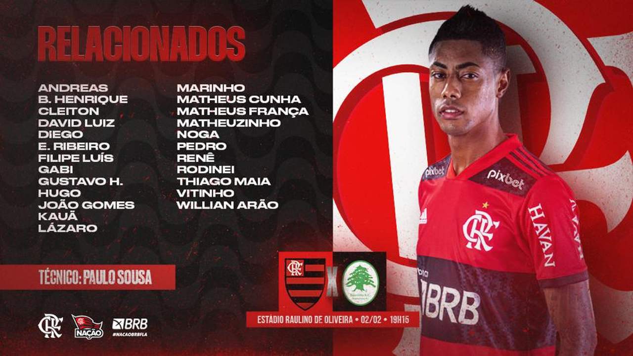 Marinho agora é do Flamengo; veja os 16 jogadores mais valiosos do  Rubro-Negro – LANCE!