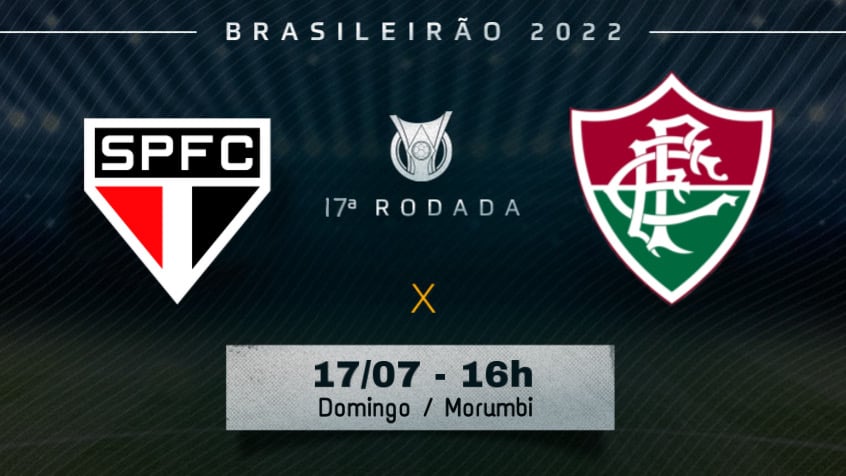 FLUMINENSE X SÃO PAULO - BRASILEIRÃO 2022 - 17ª RODADA - TRANSMISSÃO AO  VIVO DIRETO DO MORUMBI 
