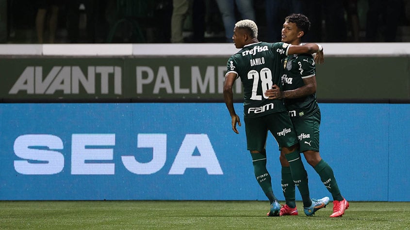 SP - Sao Paulo - 01/26/2022 - PAULISTA 2022, PALMEIRAS X PONTE PRETA - Rony  Palmeiras player regrets lost chance during a match against Ponte Preta at  the Arena Allianz Parque stadium