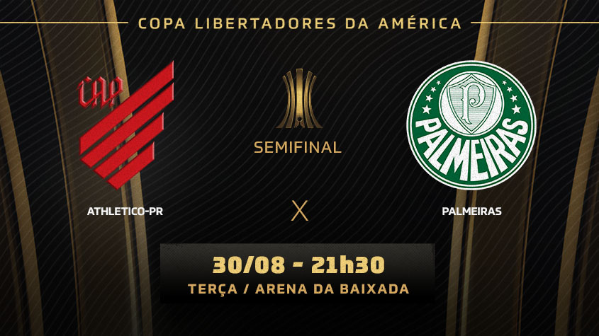 Futebol Athletico Paranaense vs Palmeiras Semifinal da Copa