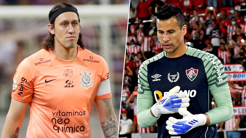 Santos e Cássio disputam prêmio de melhor goleiro da Copa do Brasil