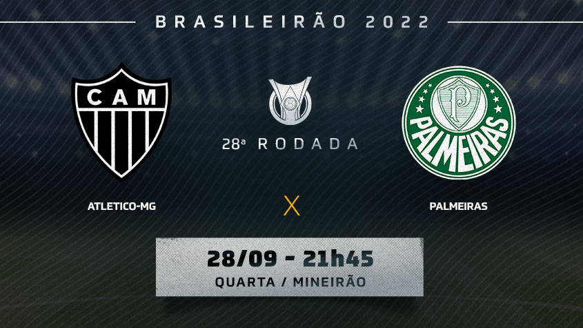 Onde assistir o jogo do Palmeiras x Atlético-MG hoje, quarta-feira