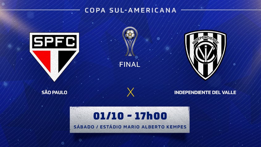 Onde assistir ao jogo do São Paulo na final da Copa Sul-Americana