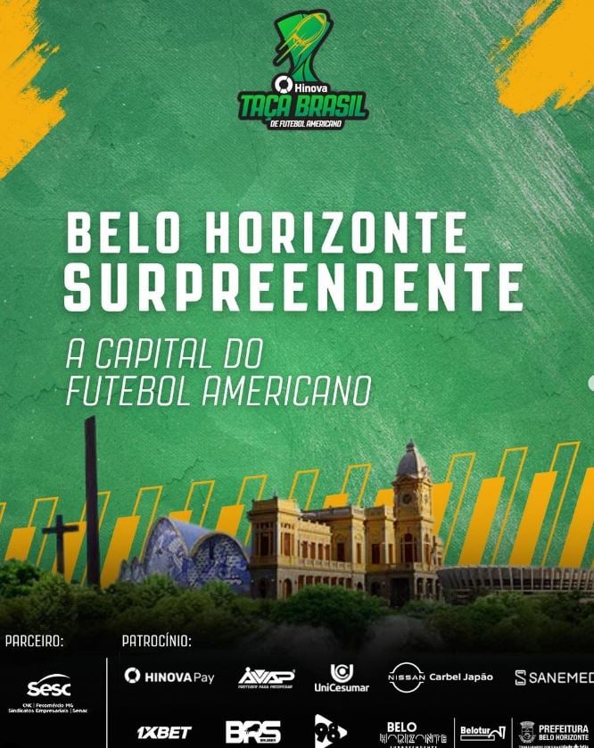 Sorriso Hornets enfrenta o Galo Futebol Americano no sábado