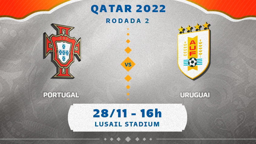 Portugal x Uruguai: veja onde assistir, escalações e horário