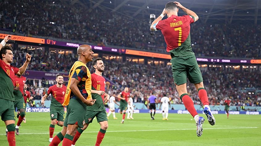 Em jogo com cinco gols, Portugal vence Gana - Grupo A Hora