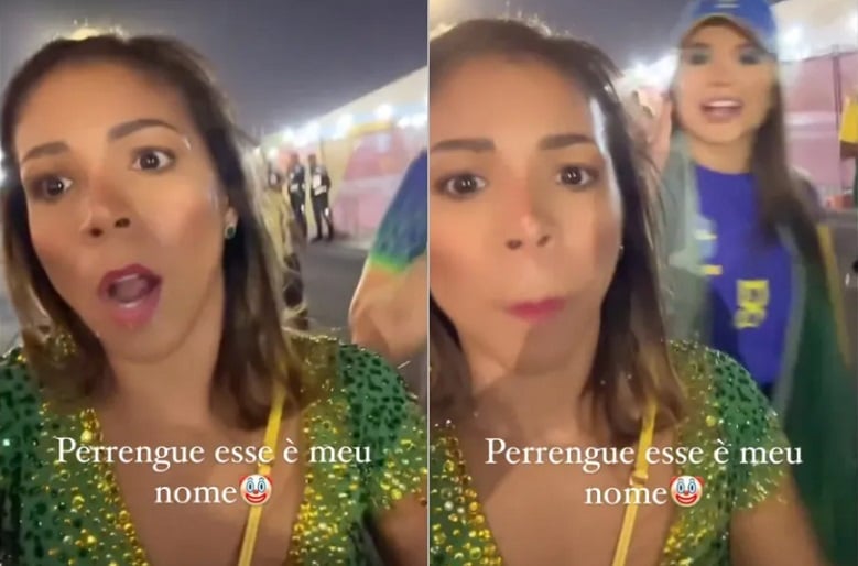 Catar coquinho! Mulher de Thiago Silva se irrita após ter bandeira do  Brasil confiscada: 'Se não tiver perrengue, não sou eu' - Vipei