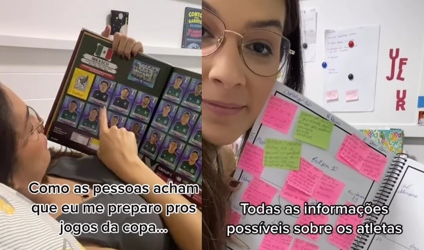 Renata Silveira mostra preparação intensa para narrar jogos da Copa:  'Galera acha que é só olhar o álbum' - TV e Lazer - Extra Online