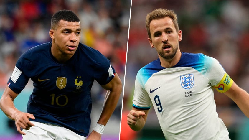 Mbappé x Kane: quem marcou mais gols desde a Copa do Mundo de 2018