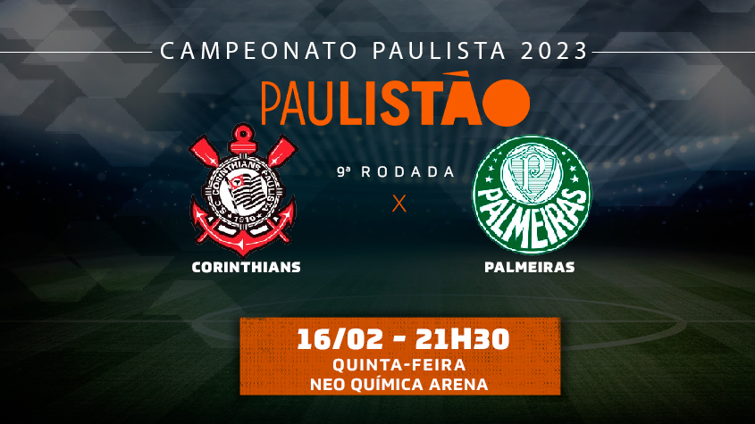 Onde assistir ao vivo o jogo Corinthians x Palmeiras hoje, quinta-feira,  16; veja horário
