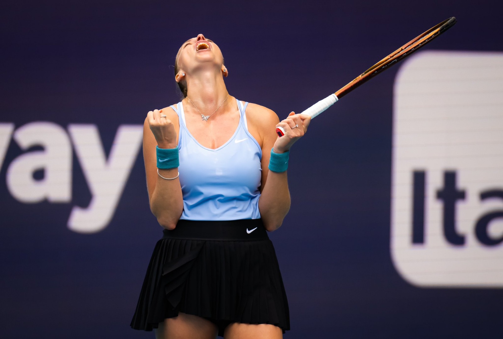 Kvitova se isola com marca impressionante em torneios WTA 1000