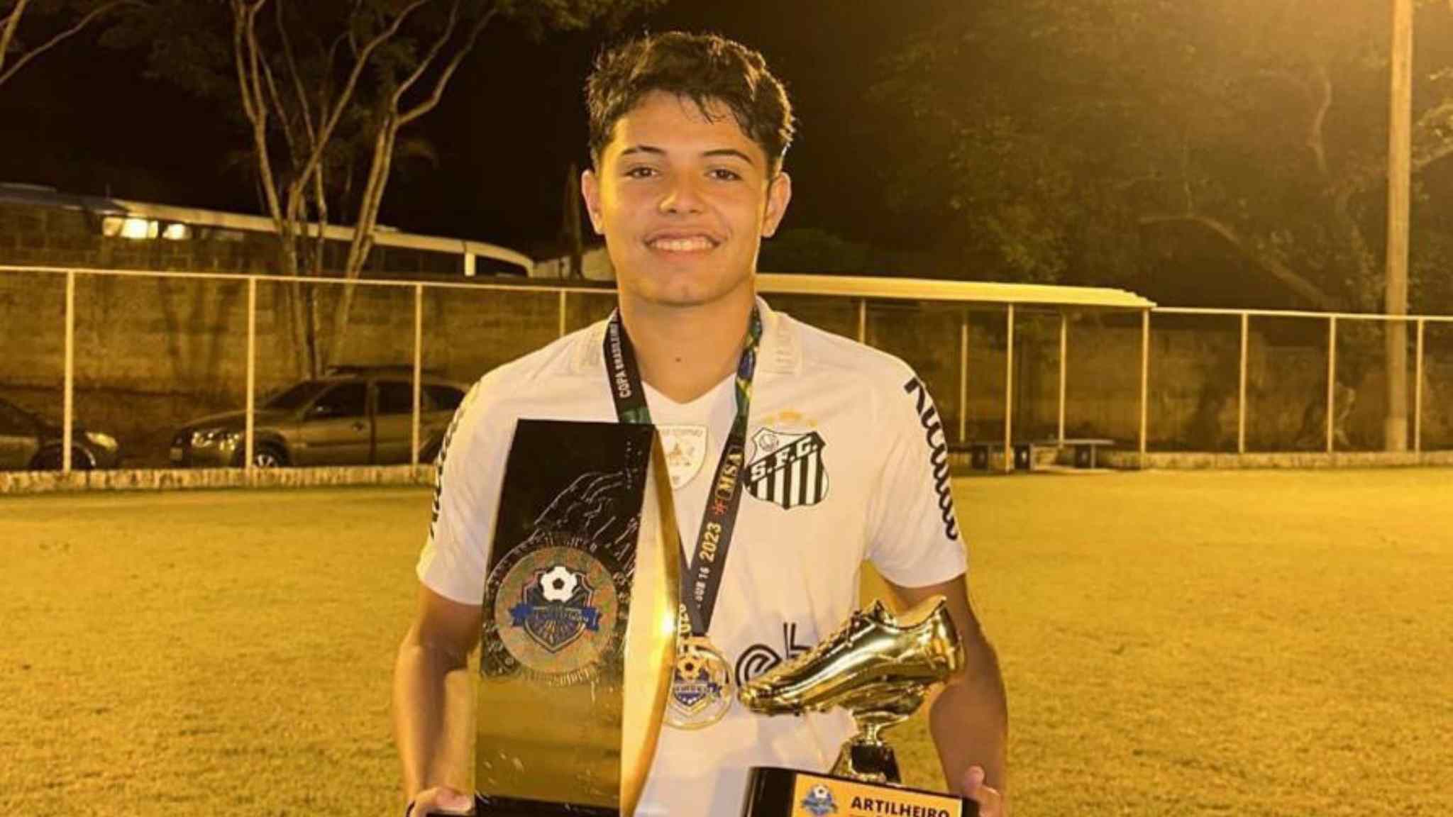 Luca Meirelles comemora boa fase e artilharia no Paulista Sub-15