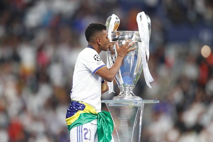 Rodrygo se torna o 5º maior artilheiro do Real Madrid na Champions