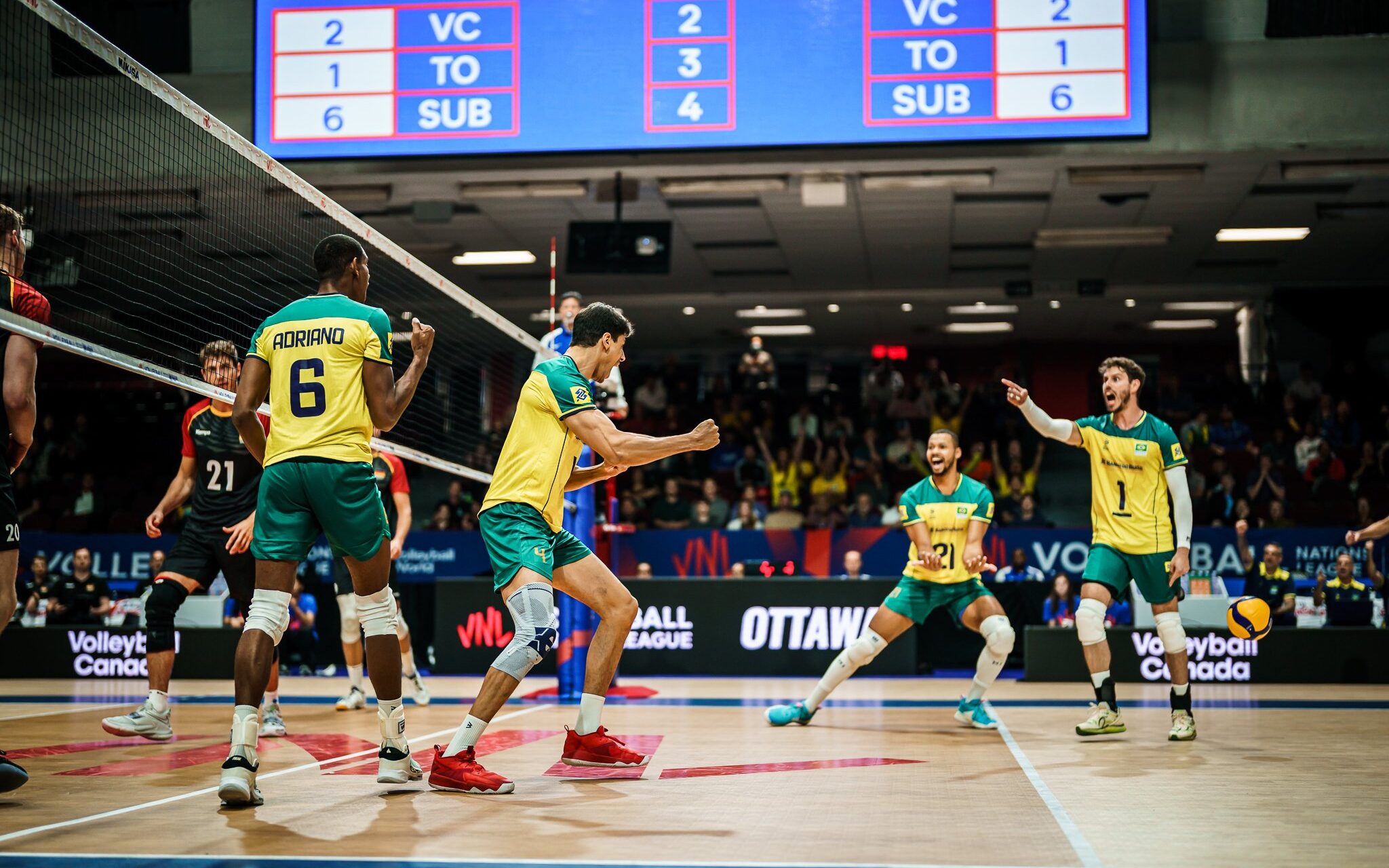 Liga das Nações de Vôlei: EUA supera o Brasil