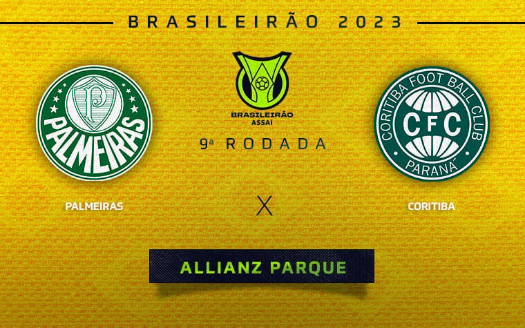 Coritiba x Palmeiras: onde assistir ao vivo grátis e escalações