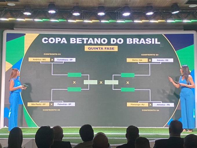 Copa do Brasil: veja os confrontos das quartas de final e as datas