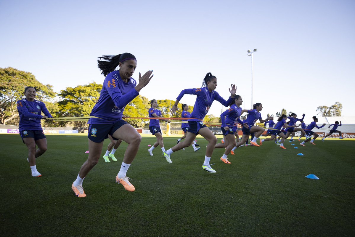 Desempenho em jogo-treino anima jogadoras da seleção brasileira antes de  estreia na Copa