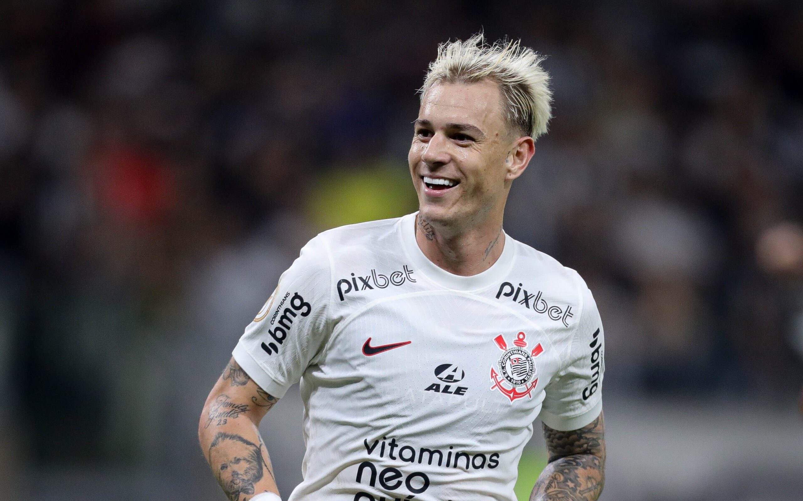 Róger Guedes é o único titular em todos os jogos do Corinthians em 2023